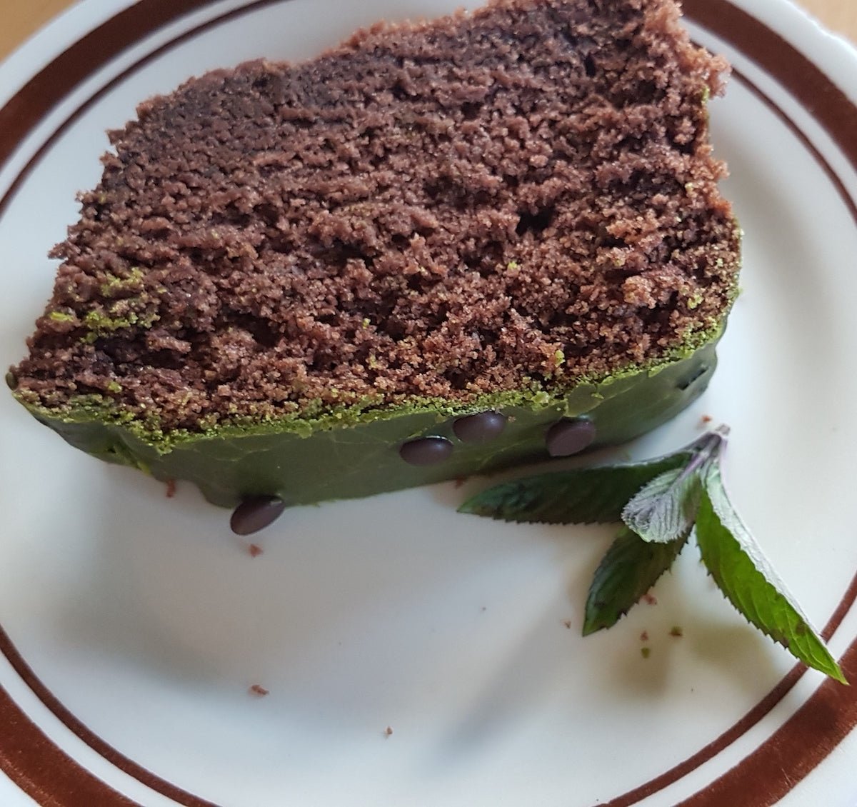 Schoko Matcha Minze Kuchen