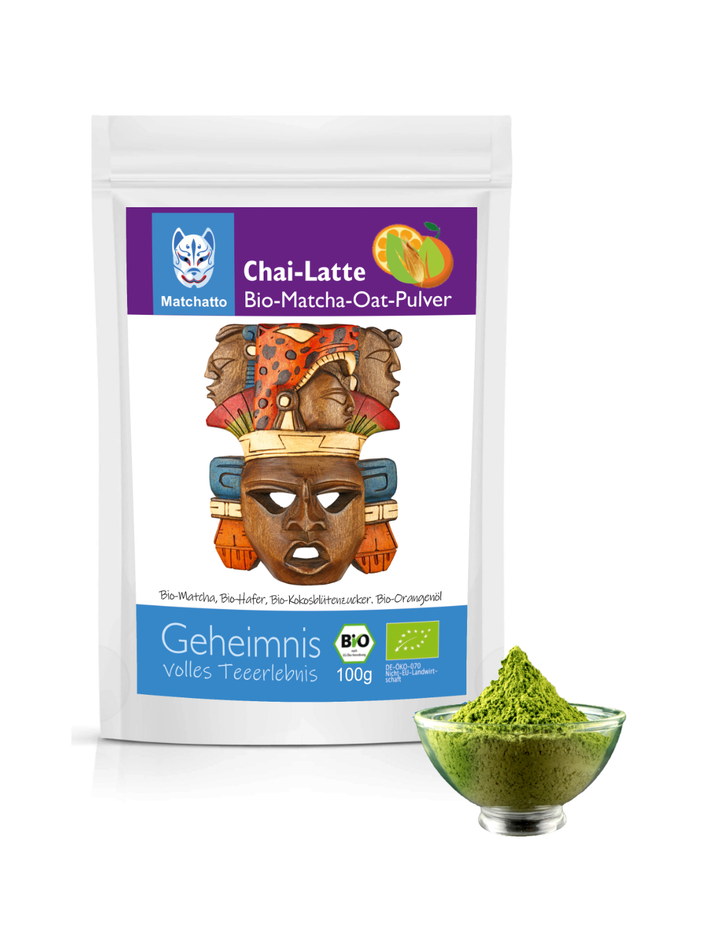 Bio Chai Latte Matcha Oat Orange