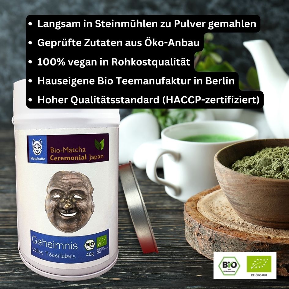 Matcha Tee in Zeremonien-Qualität