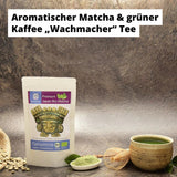 Aromatischer Matcha und grüner Kaffee als Wachmacher Tee