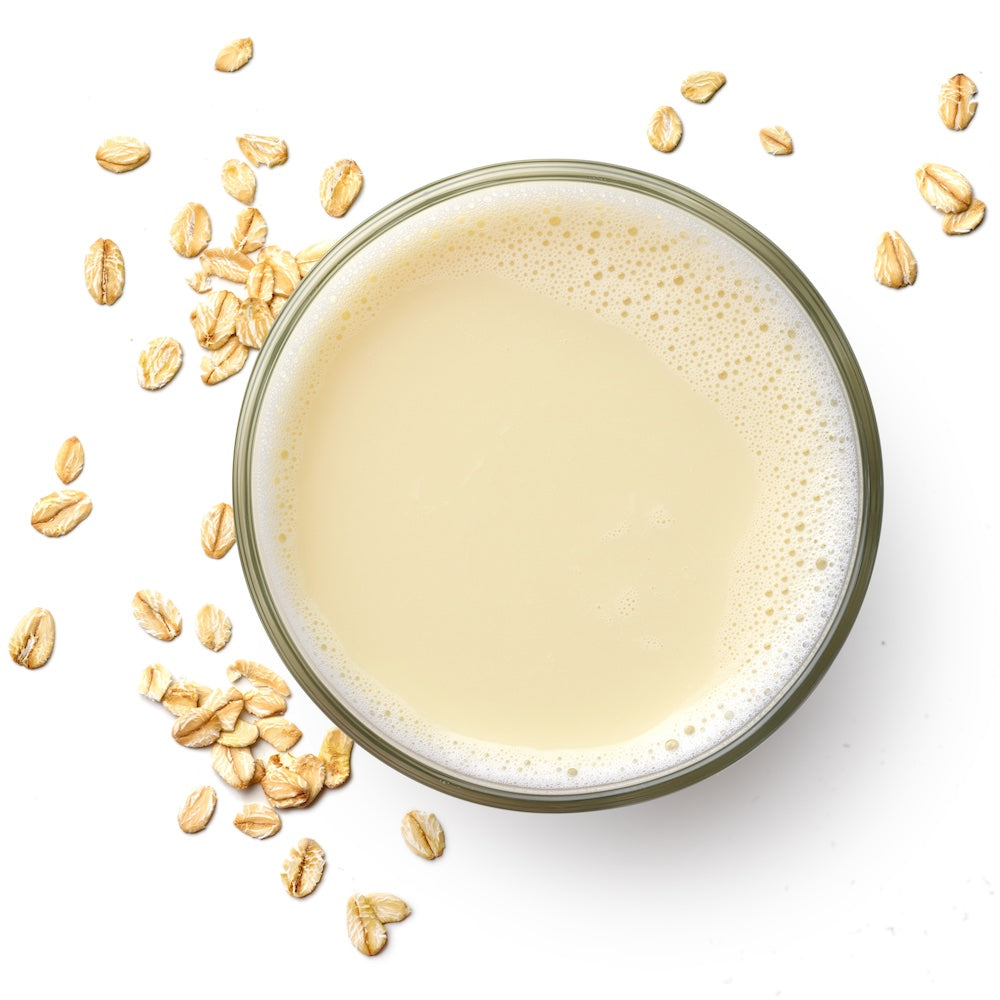 Hafermilch Drink im Glas