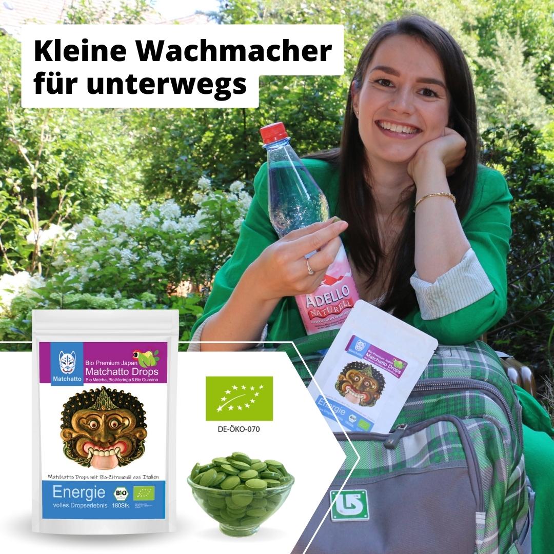 Matchatto Drops-gut für unterwegs