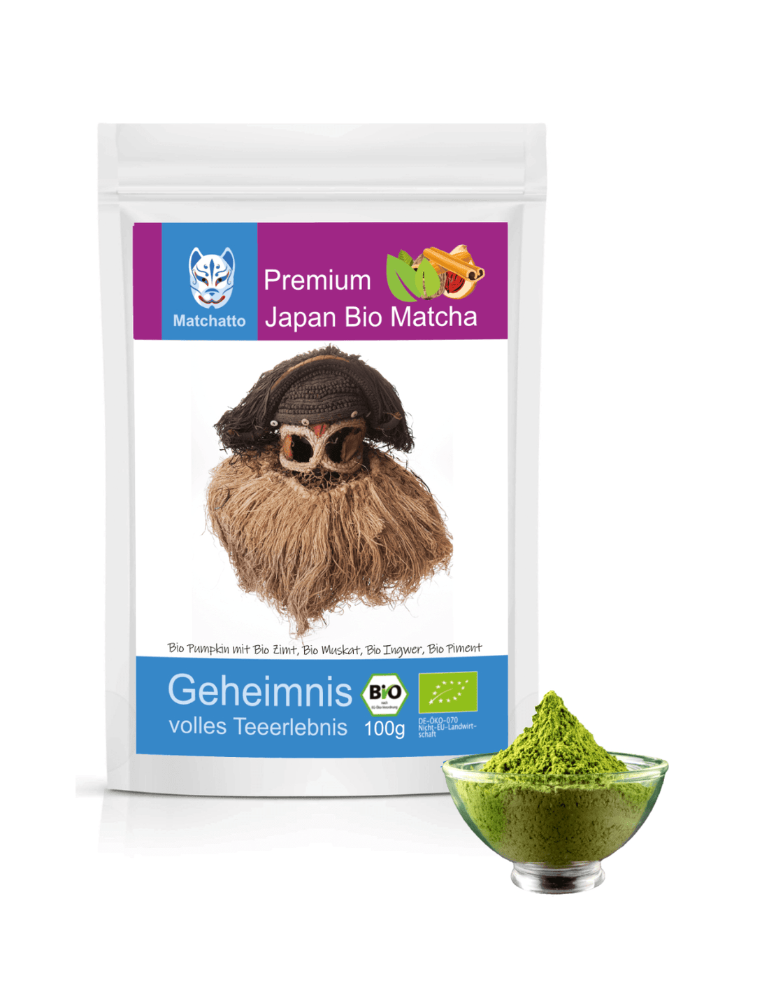 Matcha Tee mit Pumpkin