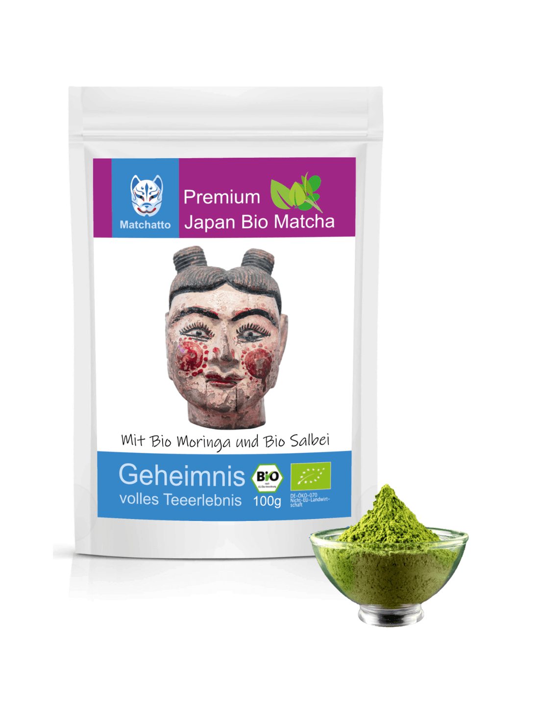 Matcha mit Moringa und Salbei